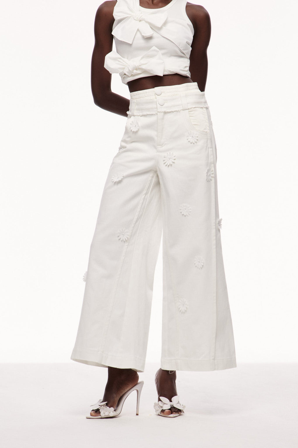 Cayson Flower Deconstruct Jeans