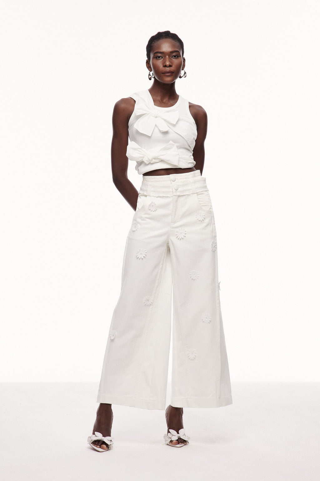 Cayson Flower Deconstruct Jeans