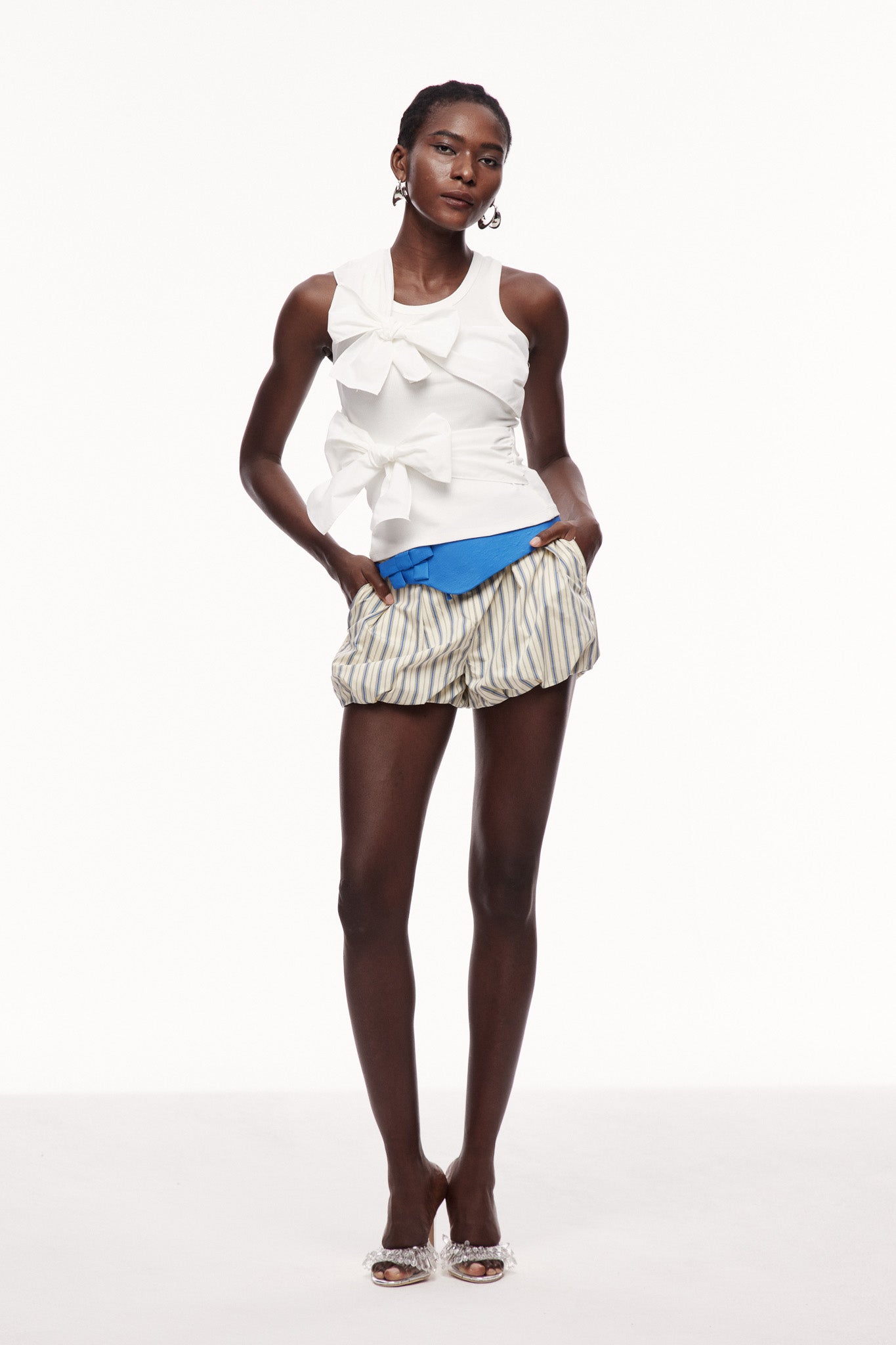 Cecil Asymmetric Bow Top