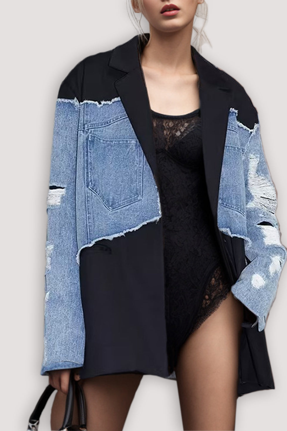 Cecilia Denim Deconstruct Coat