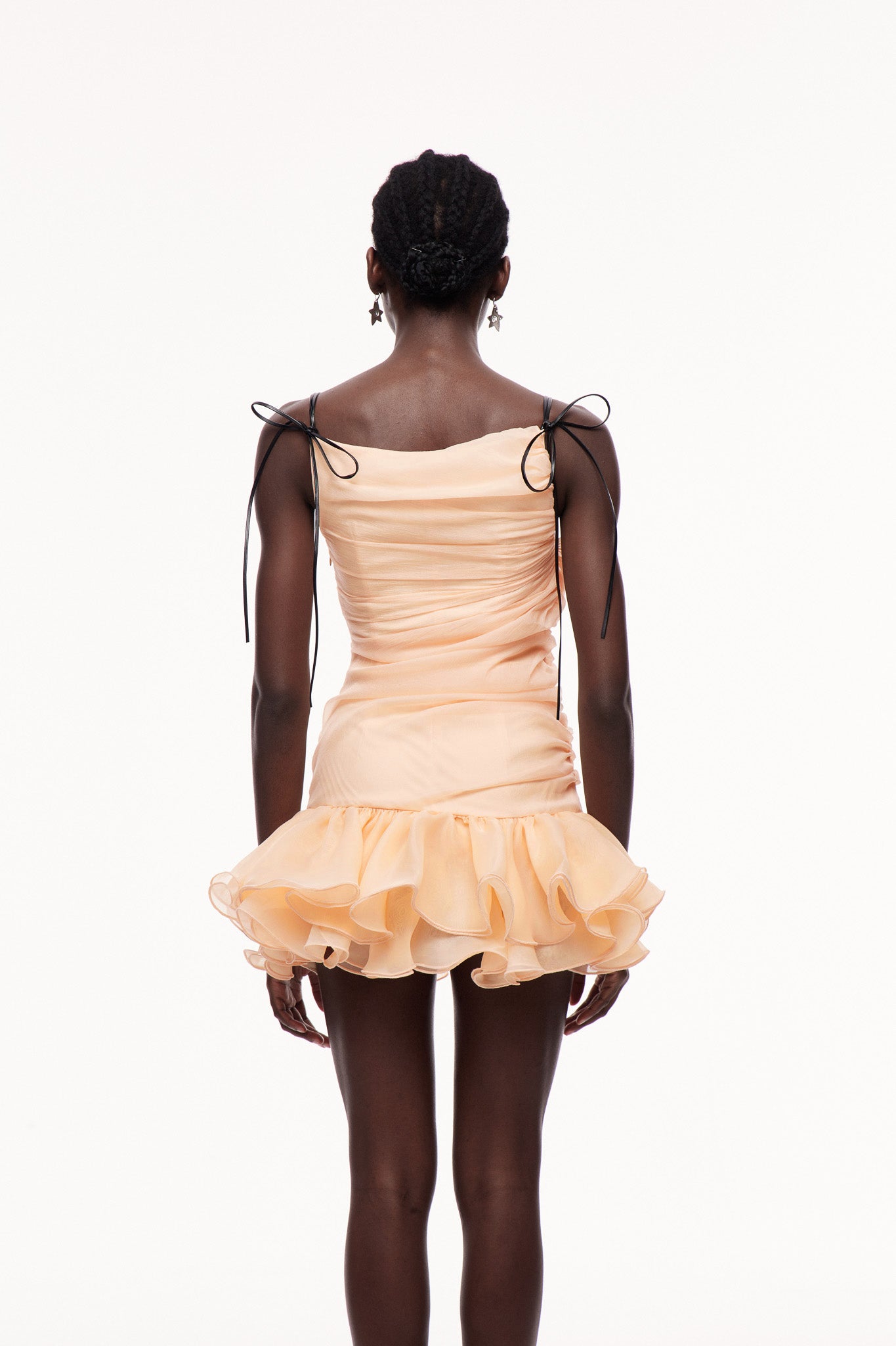 Celsa Ruch Ruffle Mini Dress