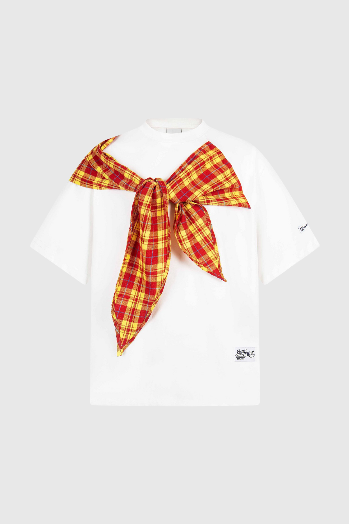 Cephalus Grid Bow T Shirt