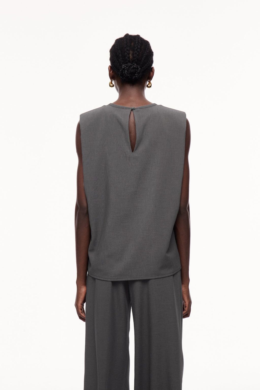 Cerise Sleeveless Top