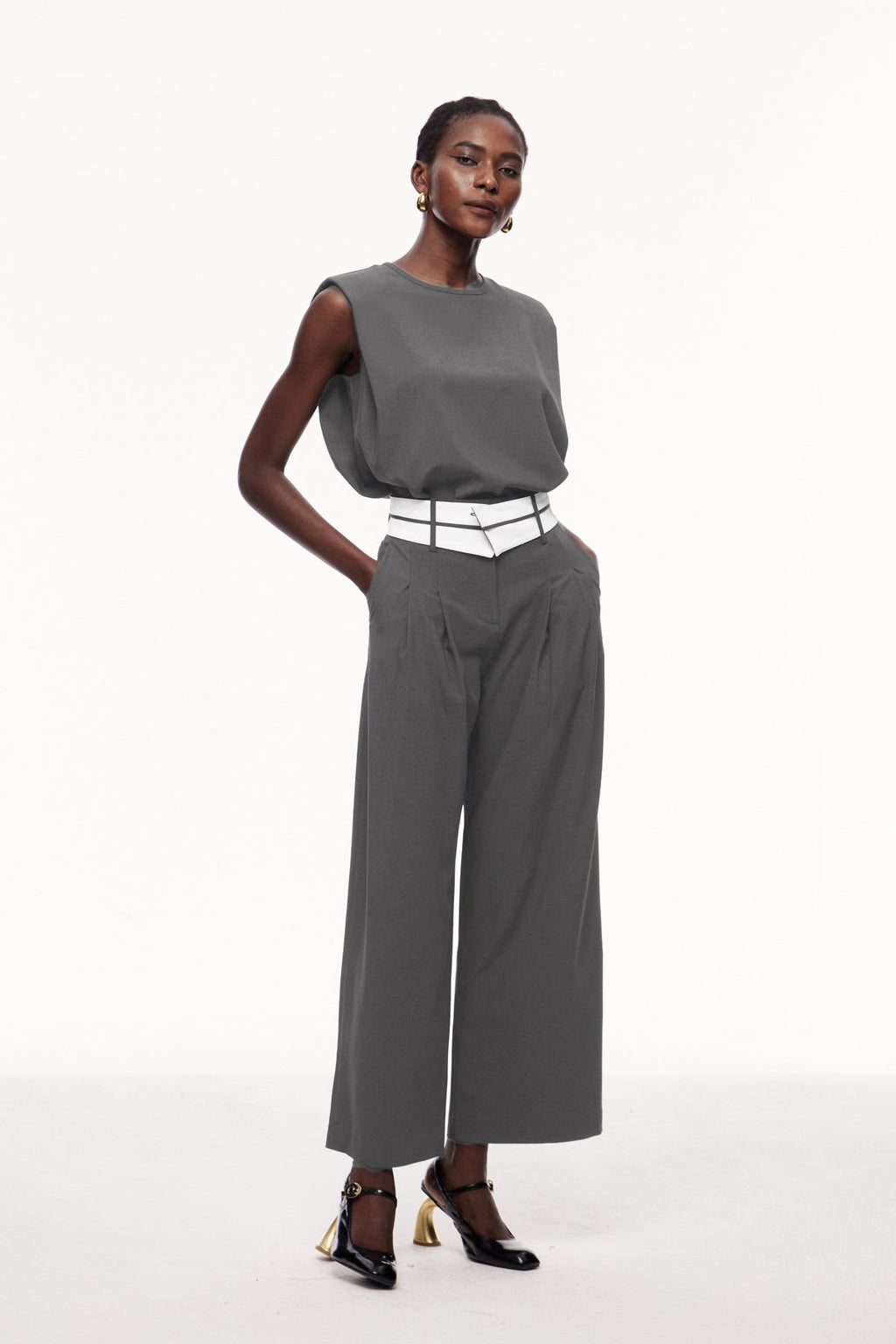 Cerise Sleeveless Top