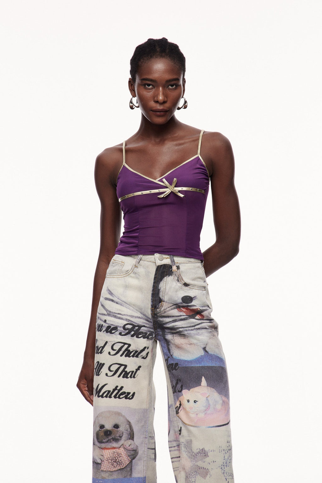 Cernunnos Mesh Spaghetti Top