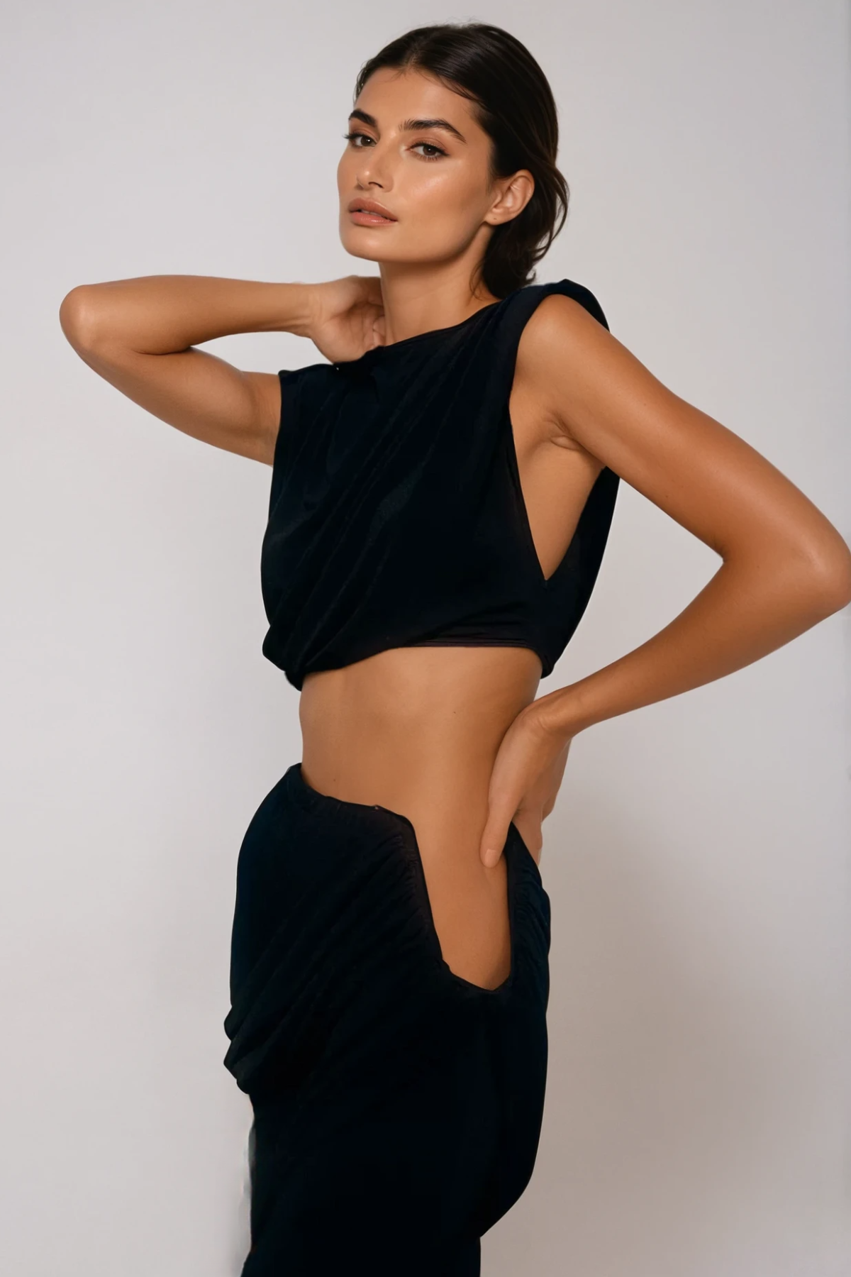 Ceylan Ruch Asymmetric Pants Set