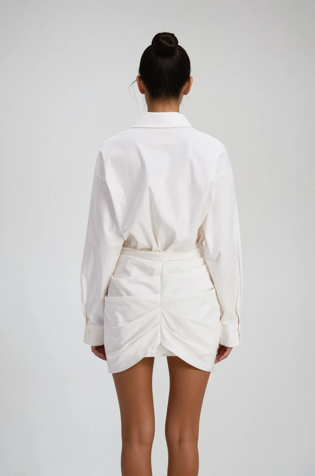 Charles Ruch Flower Mini Shirt Dress