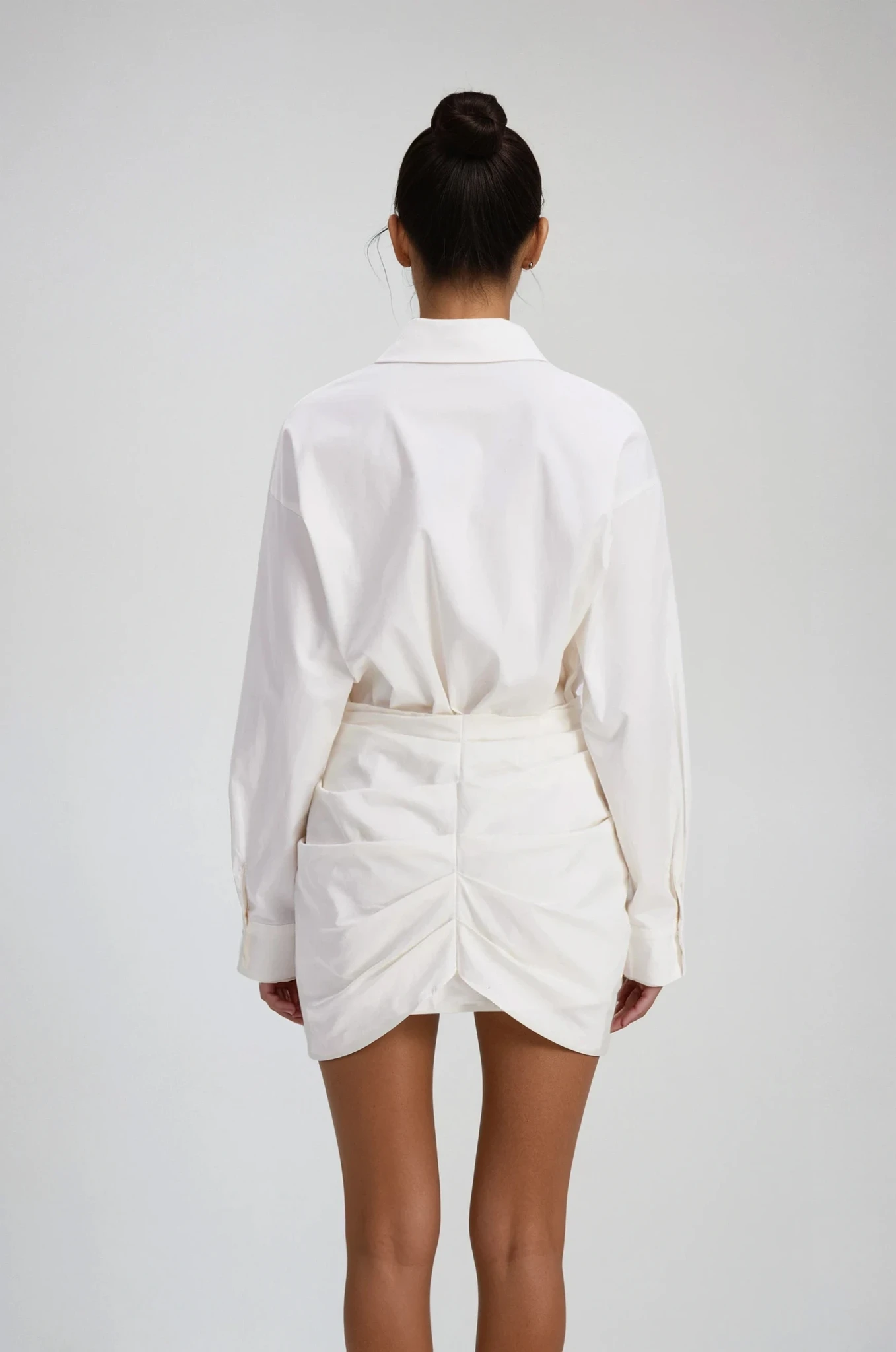 Charles Ruch Flower Mini Shirt Dress