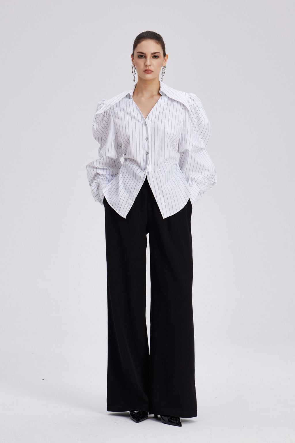 Chauncey Stripe Ruch Shirt