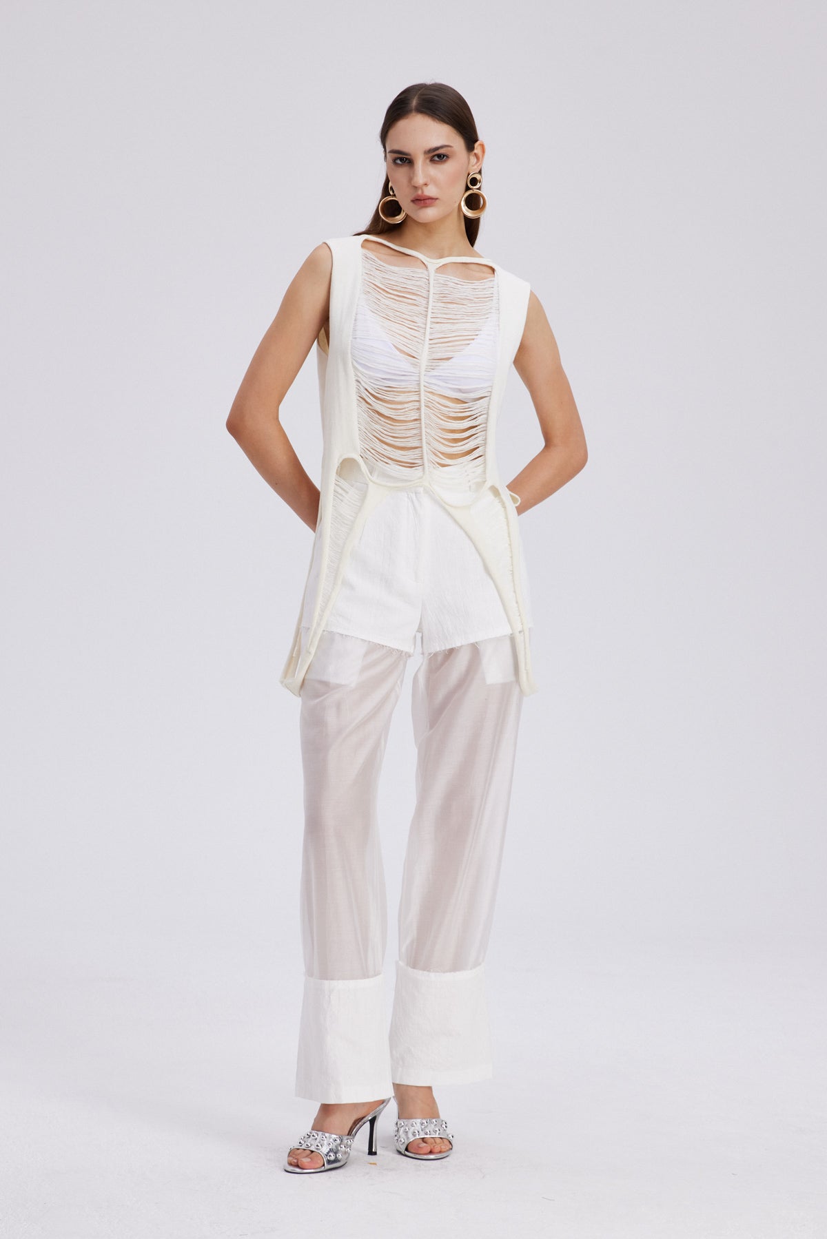 Chelle Cutout Sleeveless Top