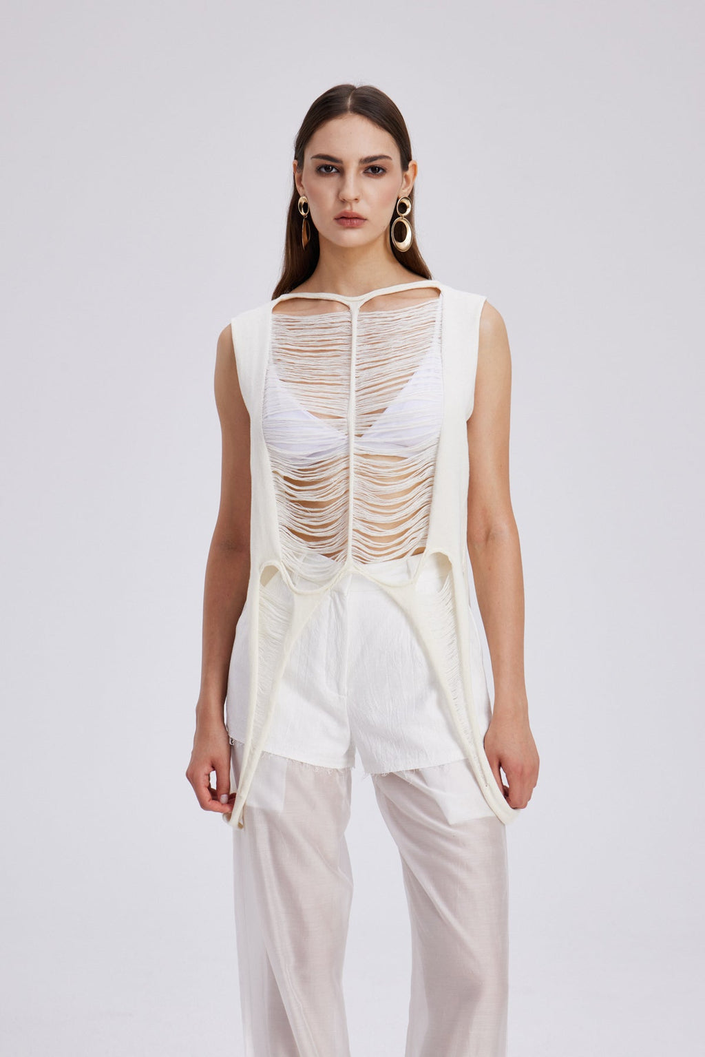 Chelle Cutout Sleeveless Top