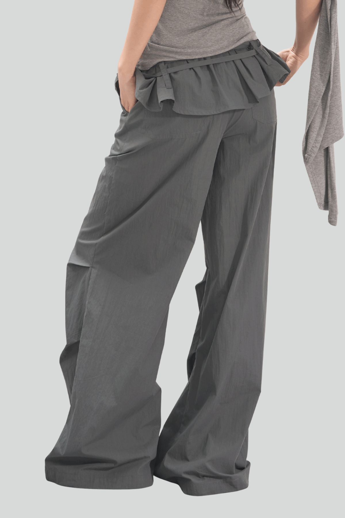 Chingis Deconstruct Ruffle Pants