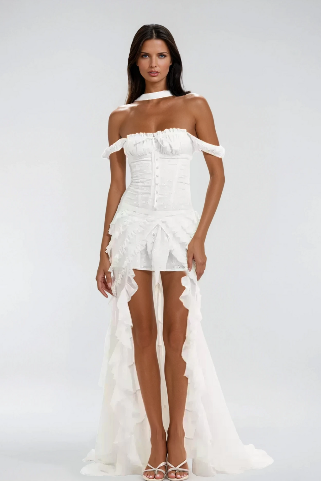 Chinwendu Sleeveless Ruffle Mini Dress