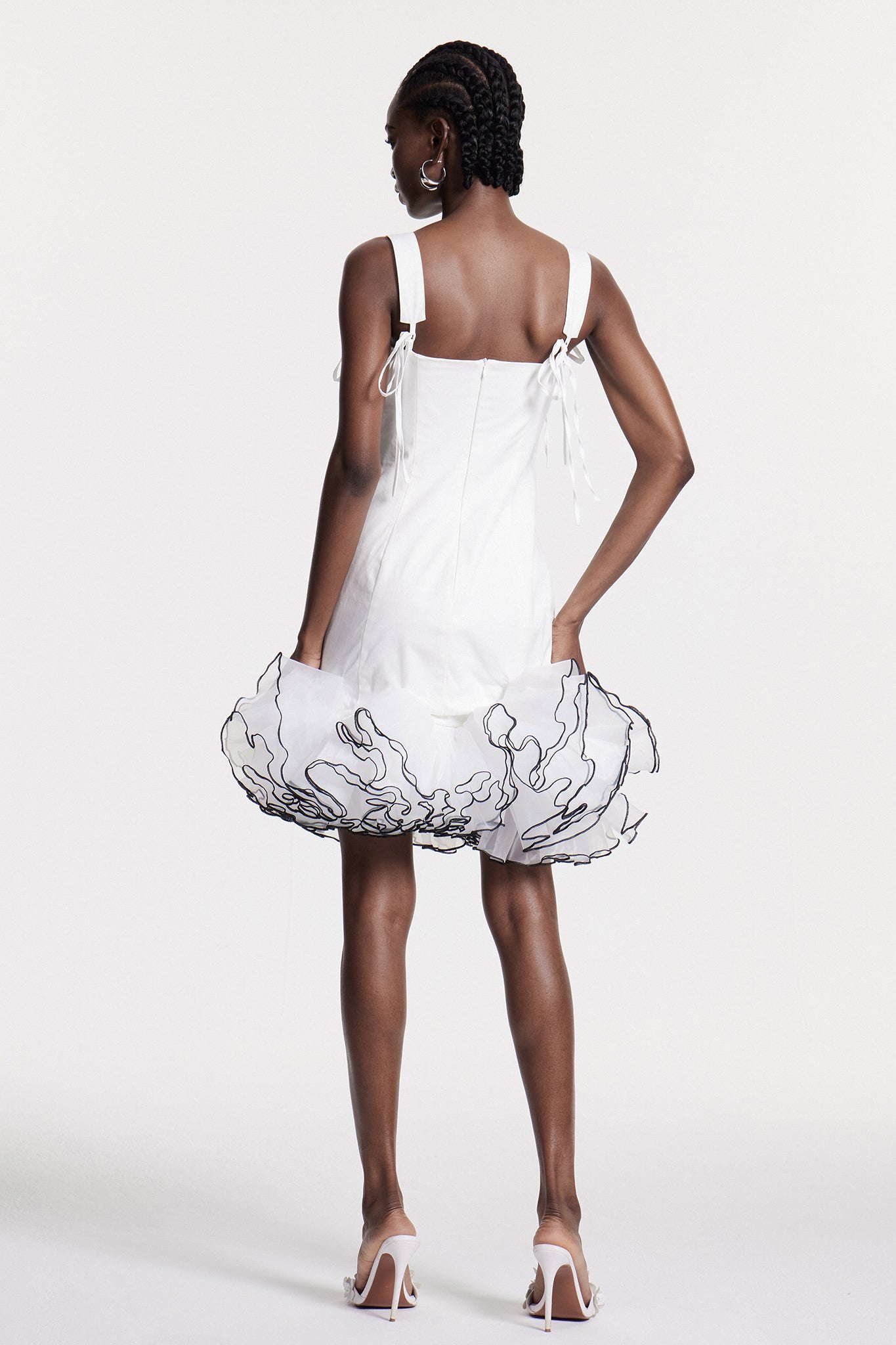 Chipo Ruffle Sleeveless Mini Dress