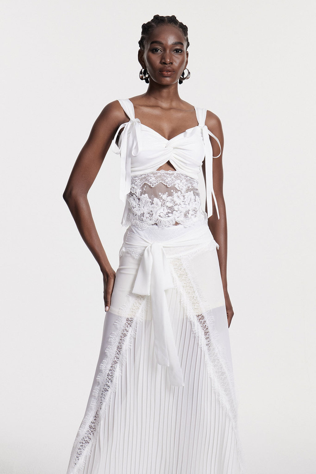 Chirag Lace Deconstruct Maxi Dress