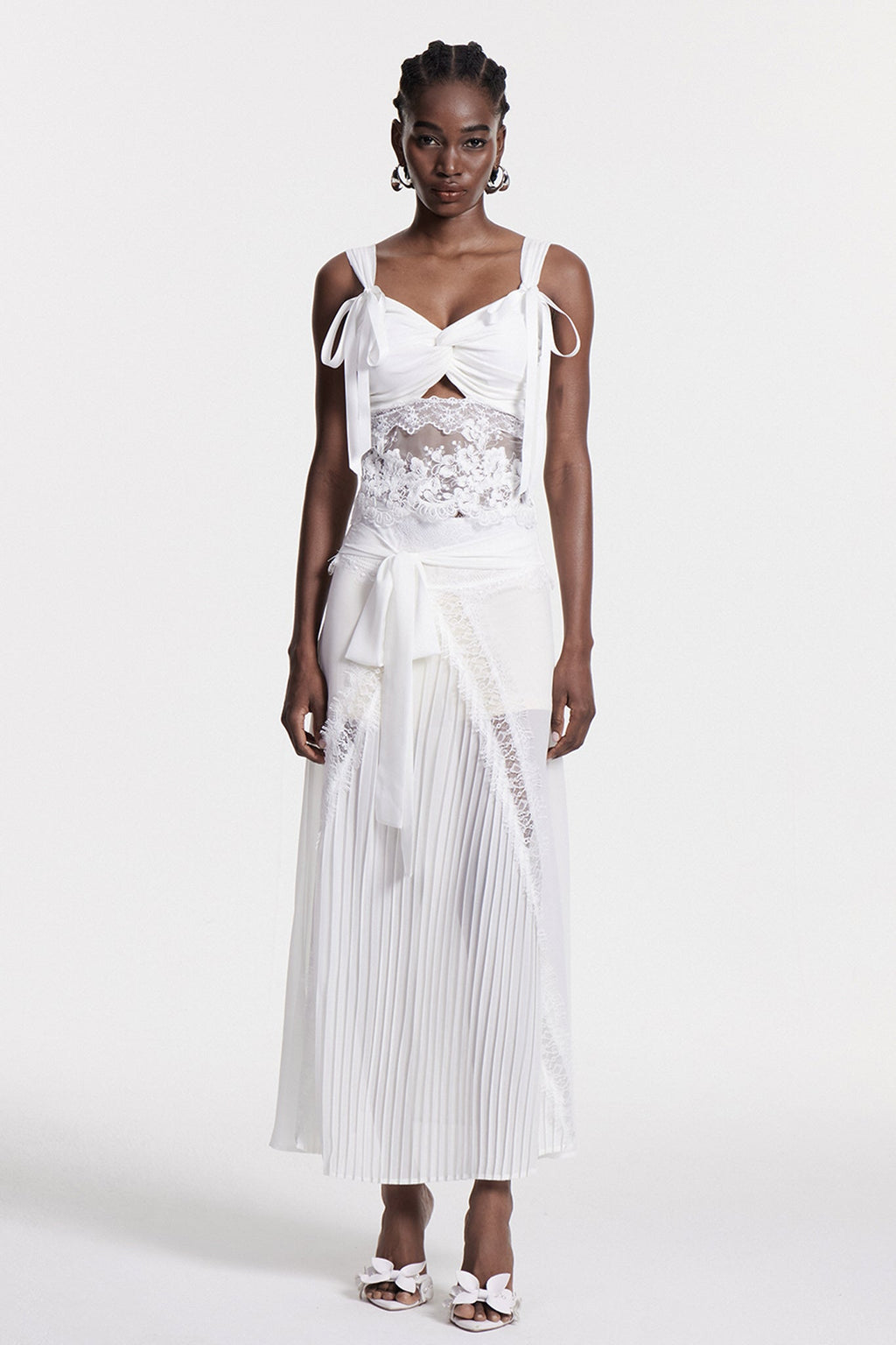 Chirag Lace Deconstruct Maxi Dress