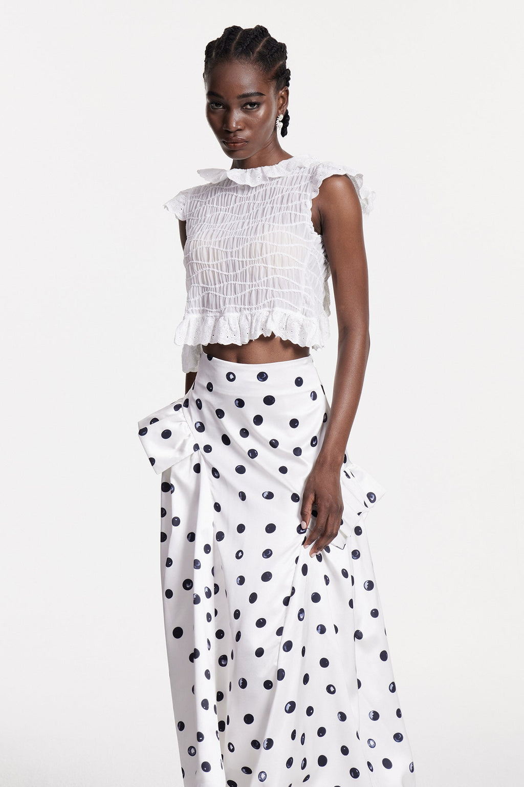 Chiranjivi Ruch Cutout Top