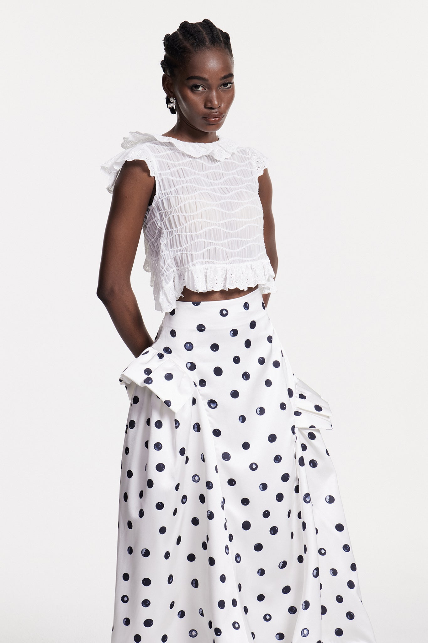 Chiranjivi Ruch Cutout Top