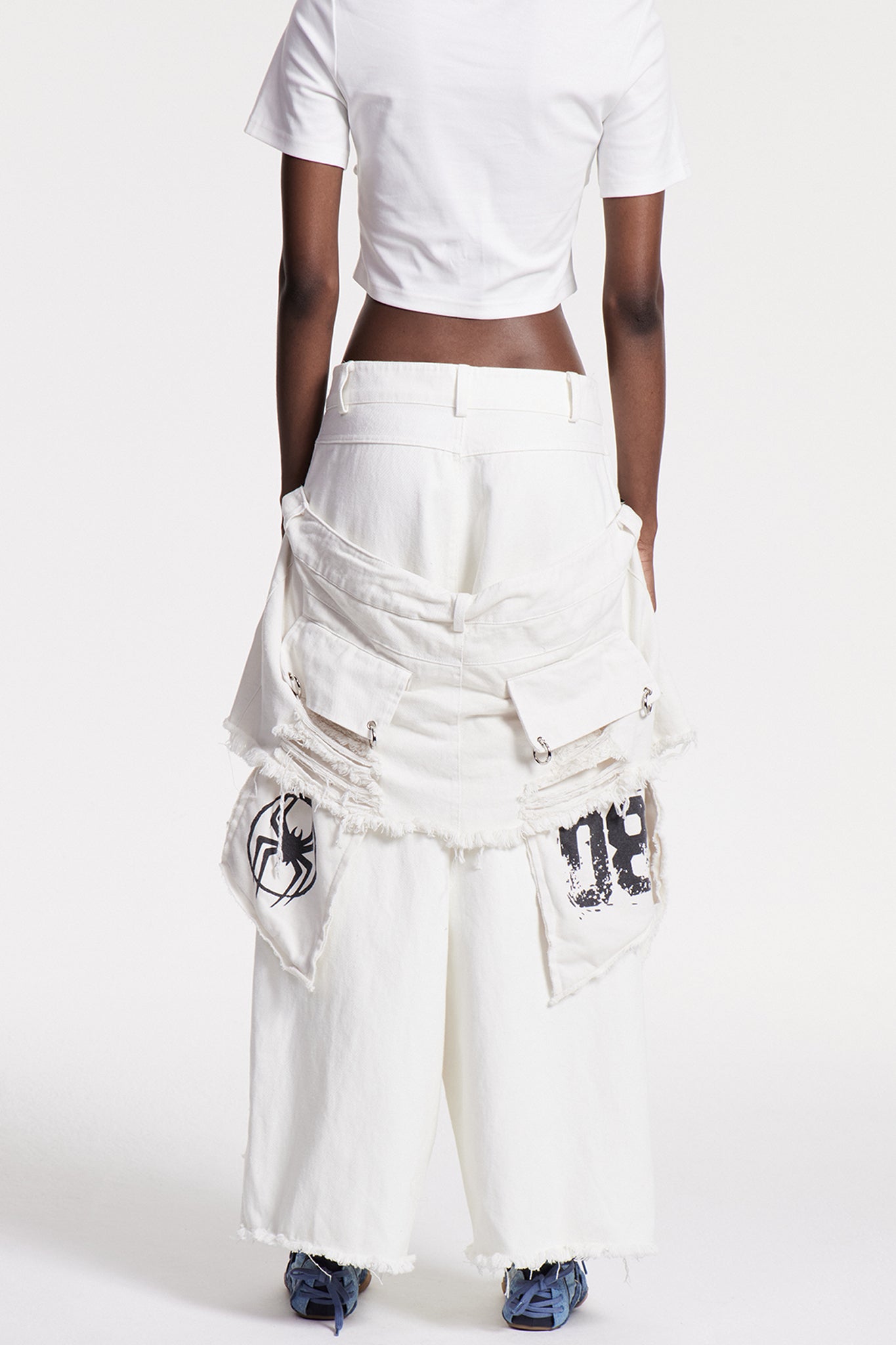 Chisom Deconstruct Ripped Jeans