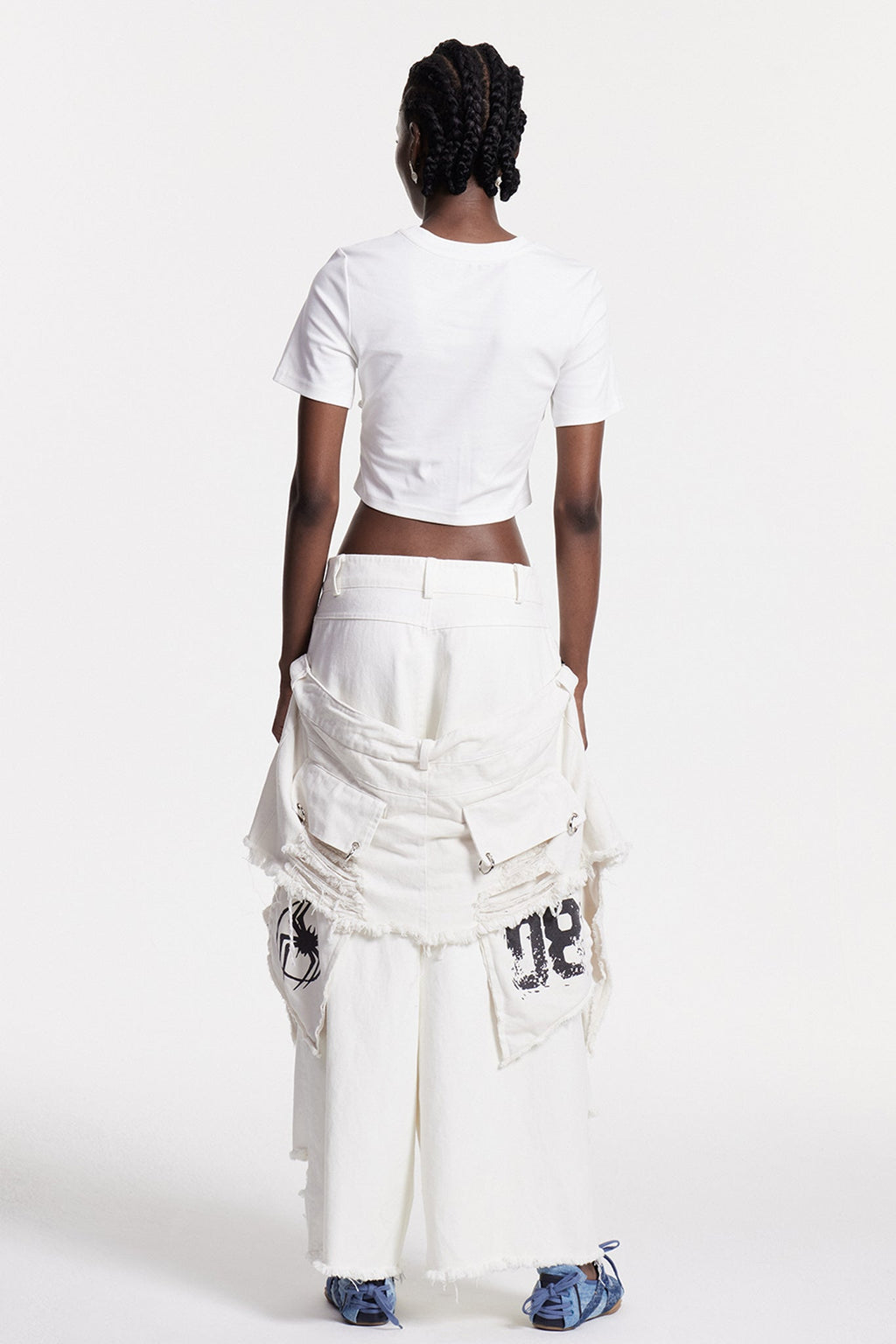 Chisom Deconstruct Ripped Jeans