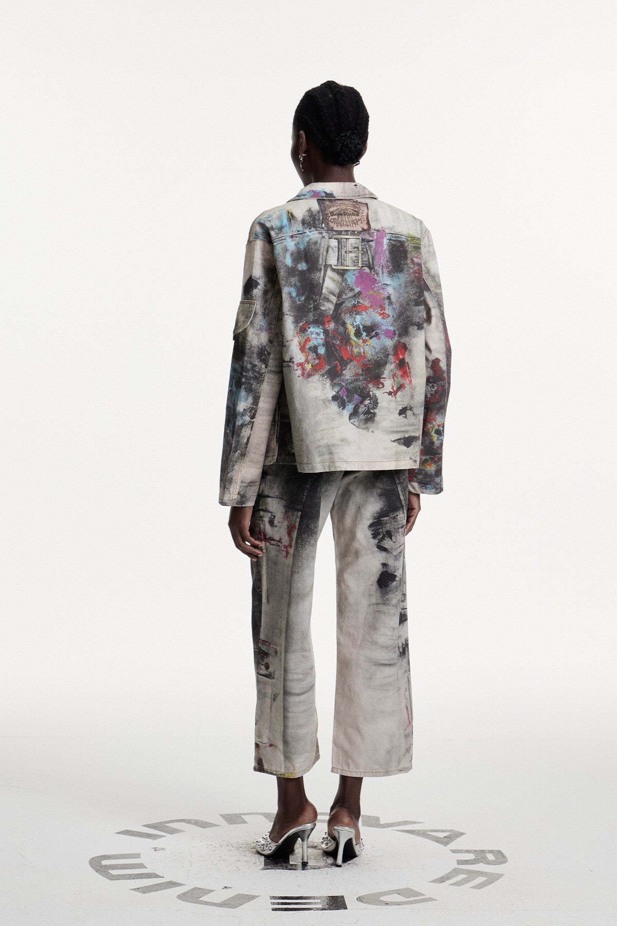 Chisomo Print Graffiti Jacket