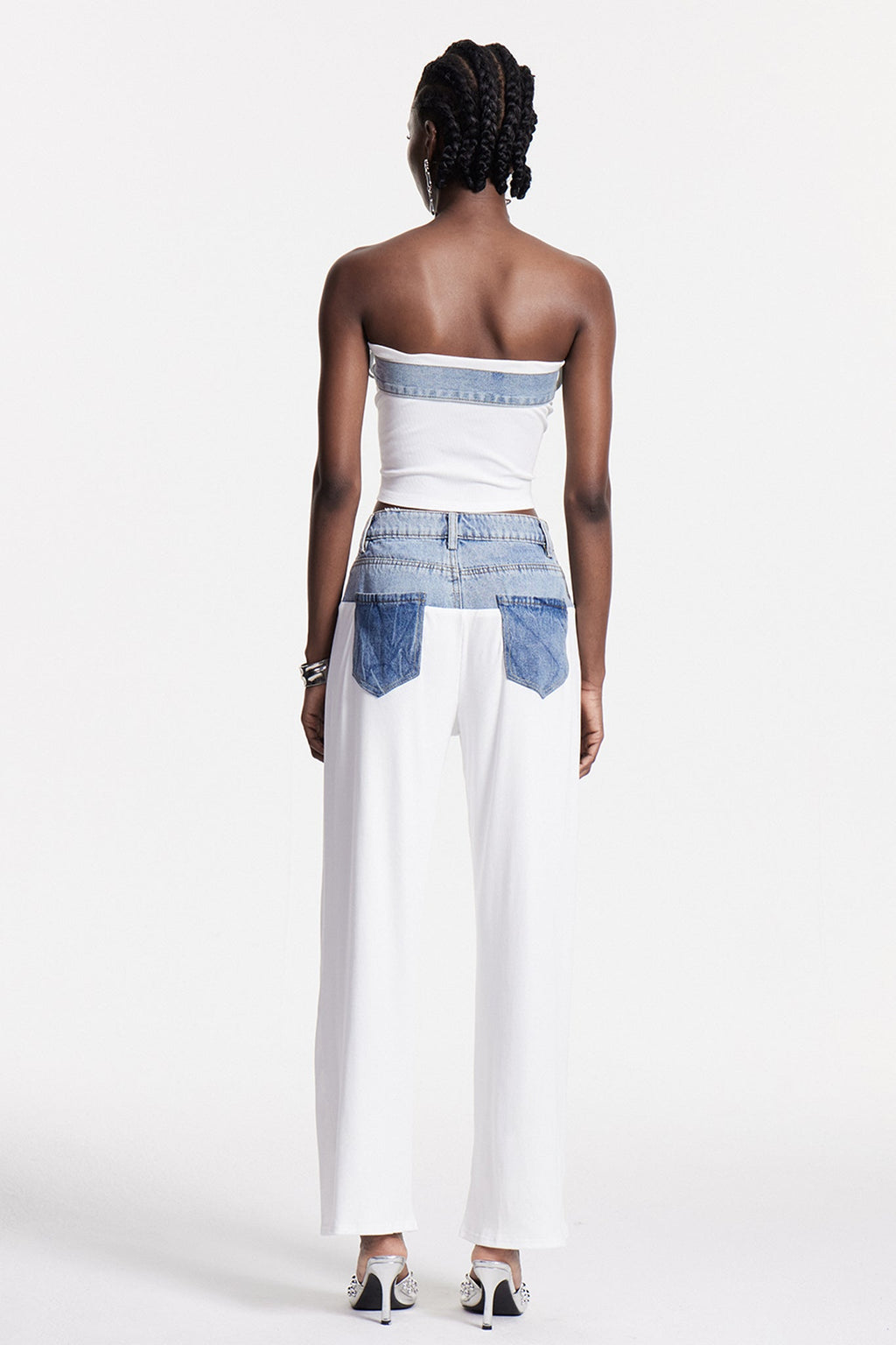 Chiyembekezo Strapless Knit Pants Set