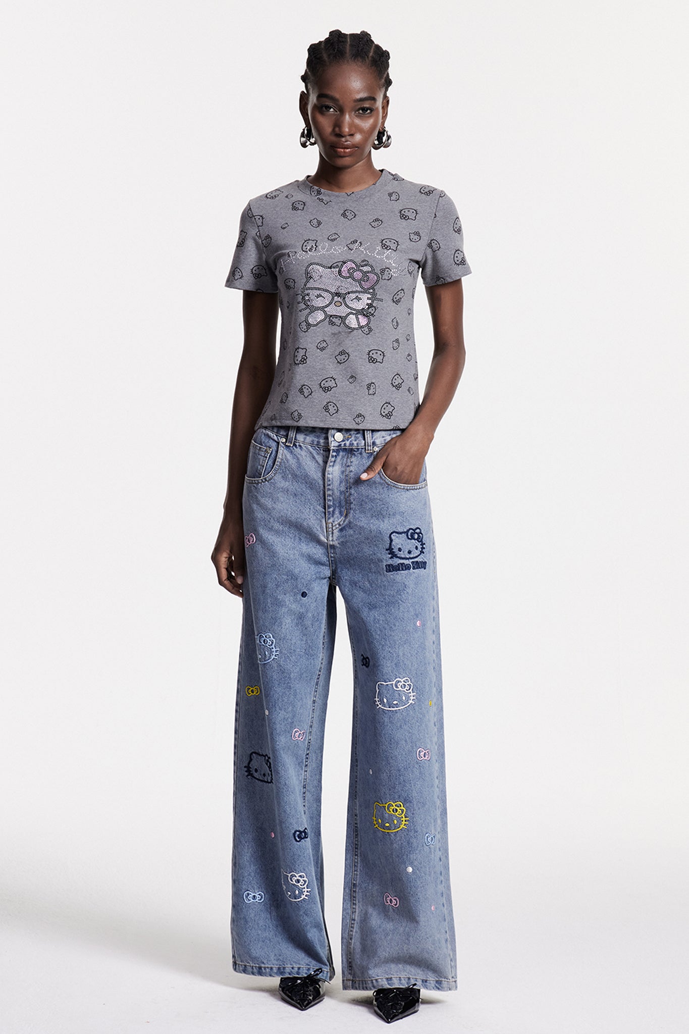 Cholpon Print Jeans