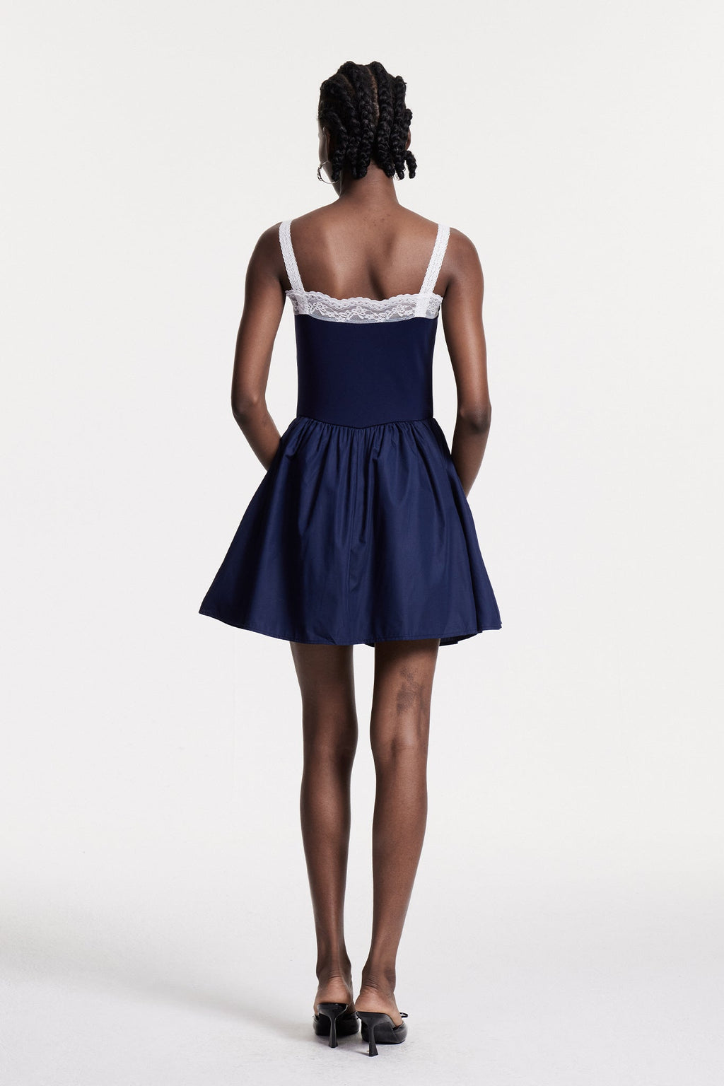 Christodoulos Lace Sleeveless Mini Dress