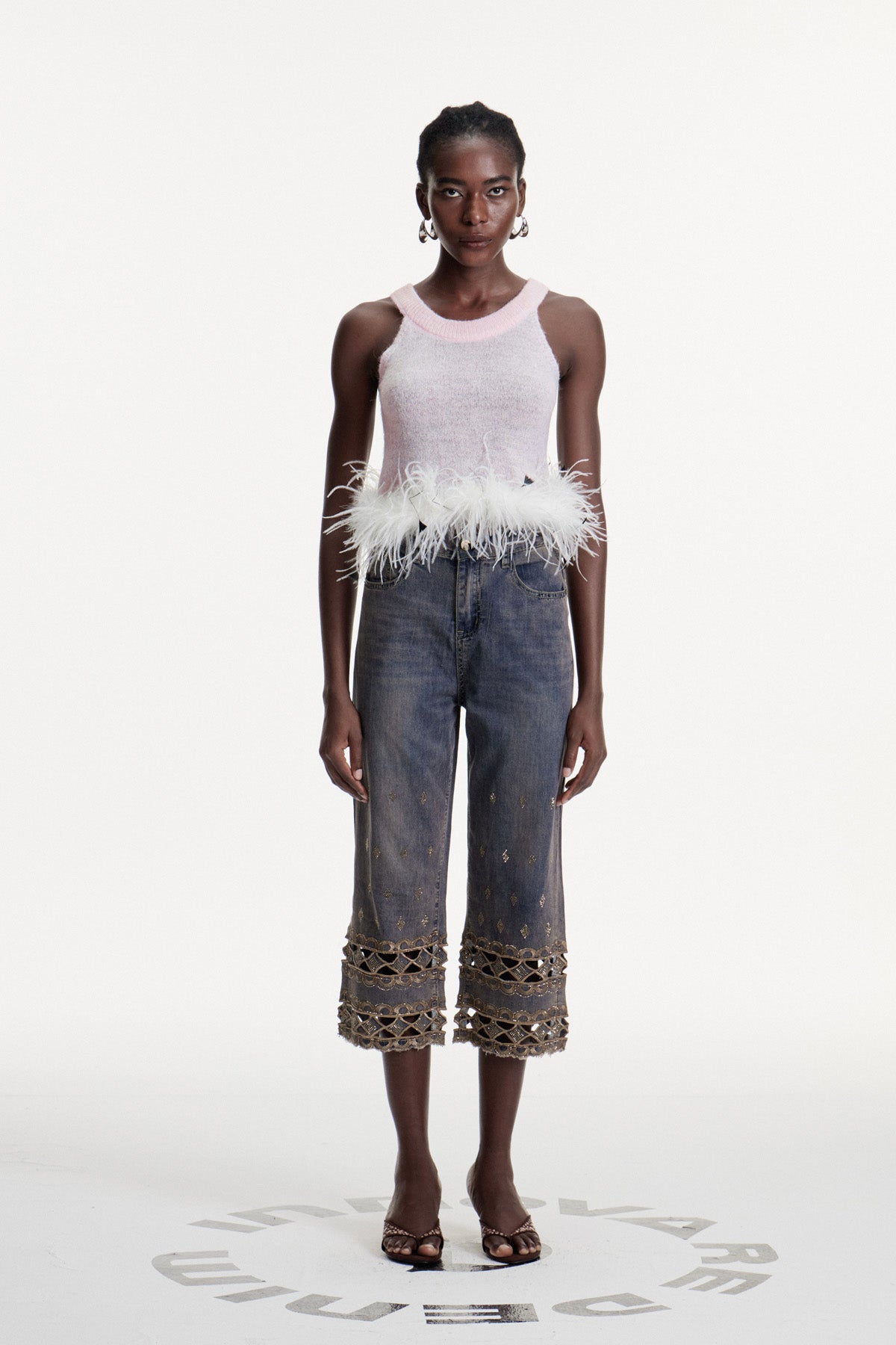 Christoffer Sleeveless Faux Fur Top