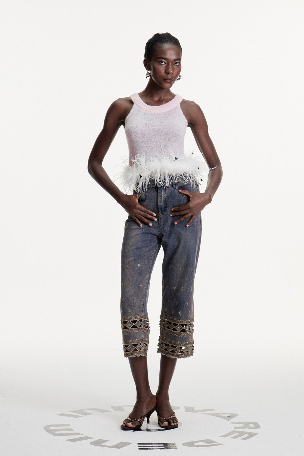 Christoffer Sleeveless Faux Fur Top