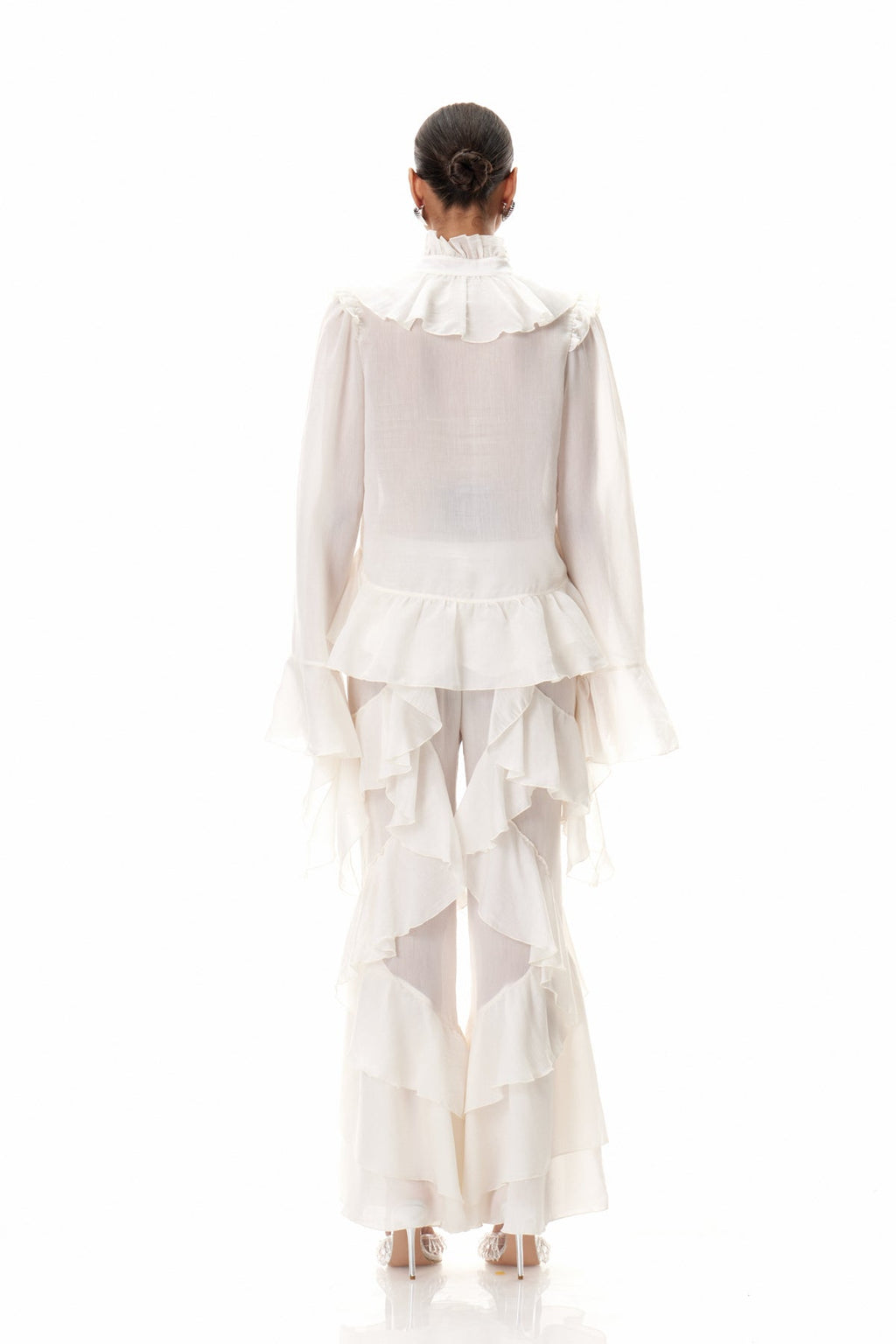Cirila Ruffle Pants Set