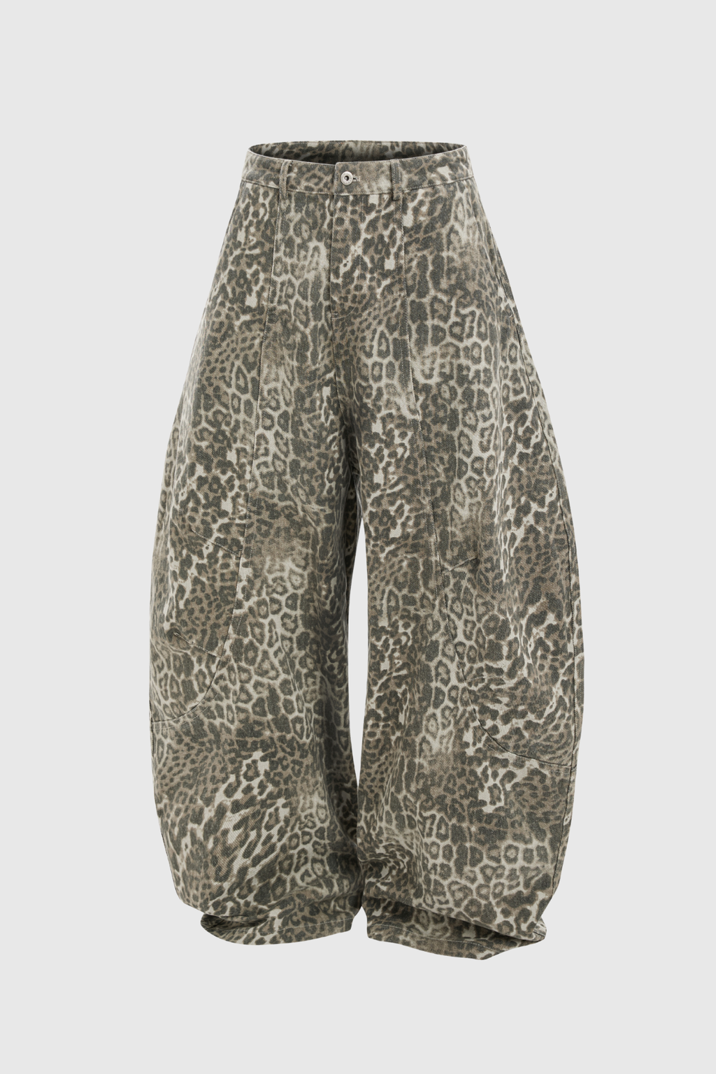Citlali Leopard Baggy Jeans