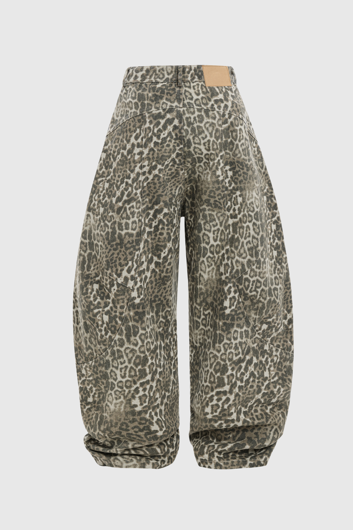Citlali Leopard Baggy Jeans