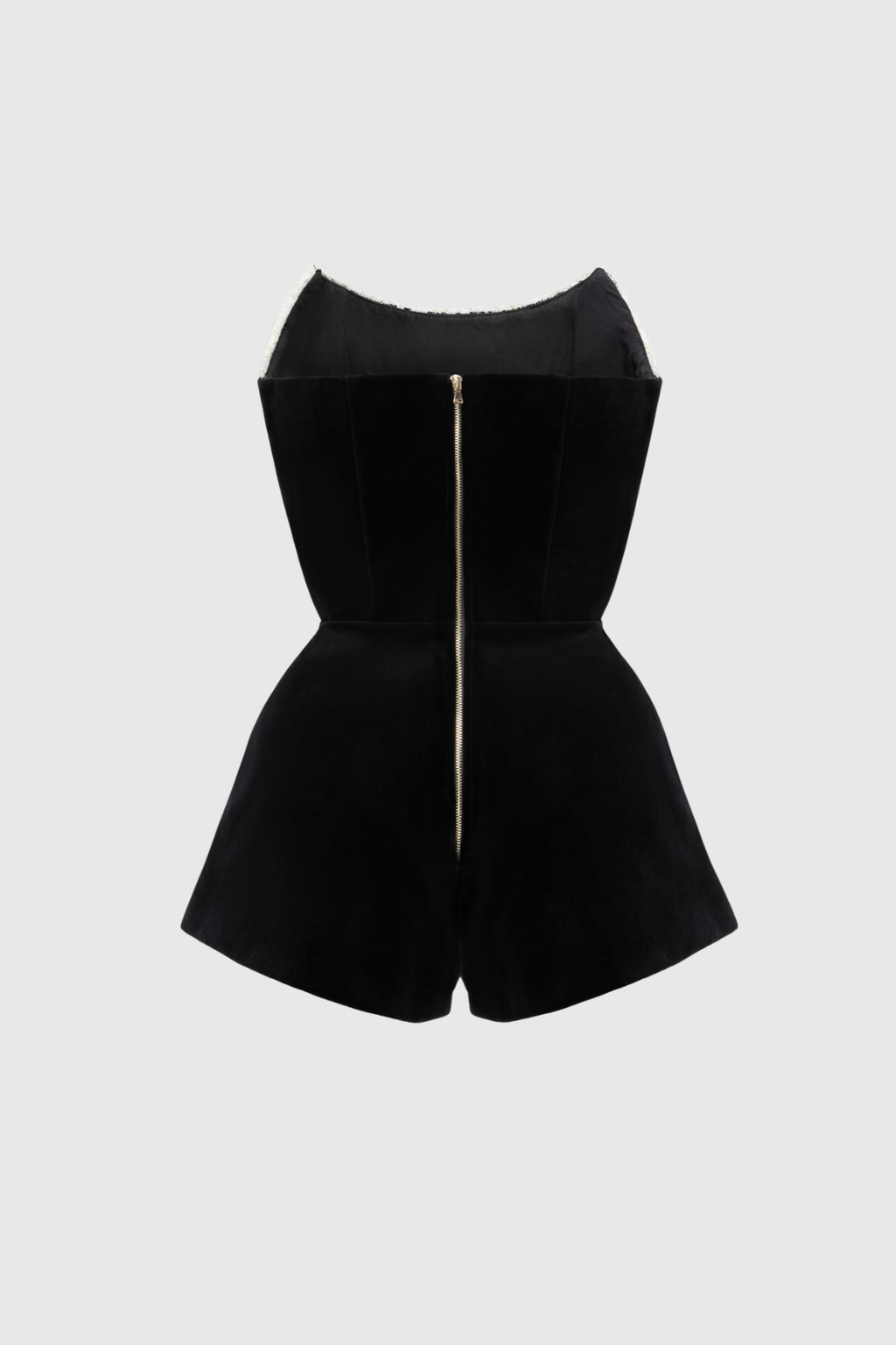 Claretta Strapless Lace Playsuit