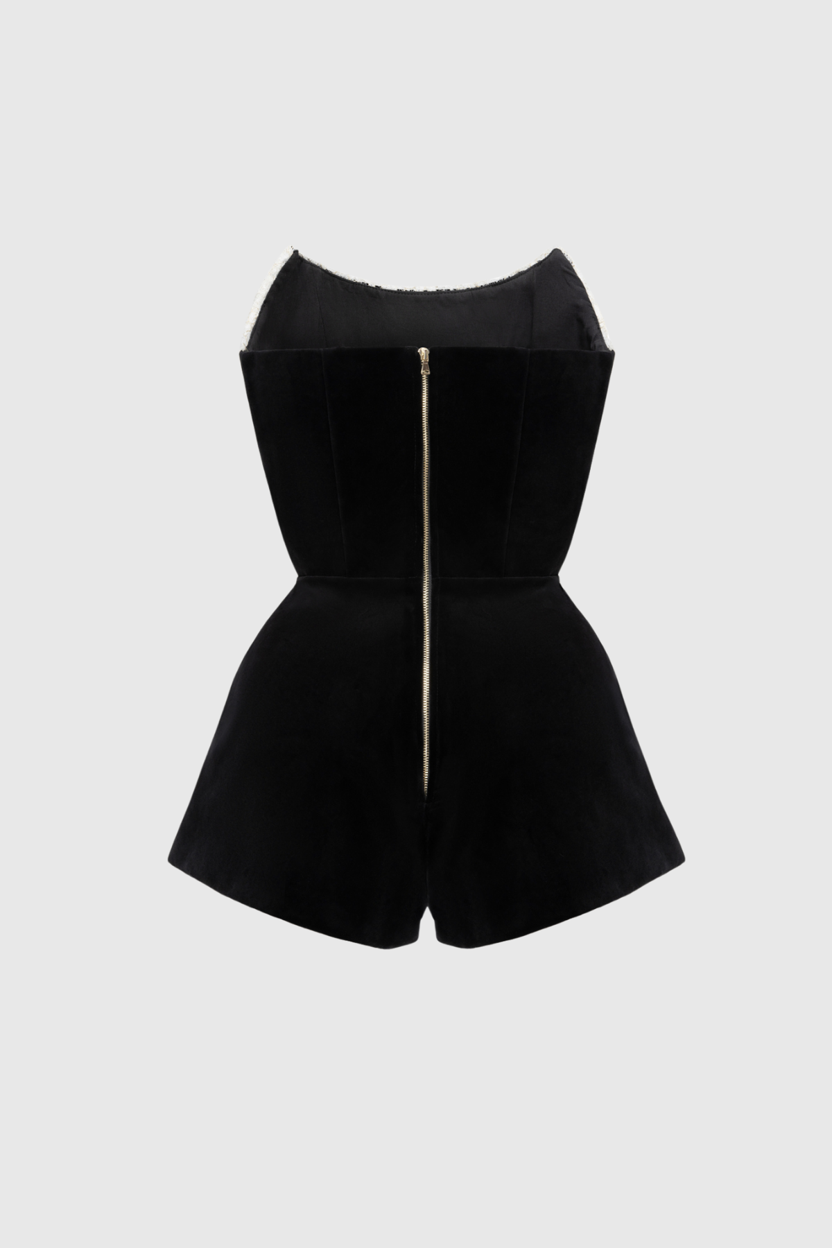 Claretta Strapless Lace Playsuit