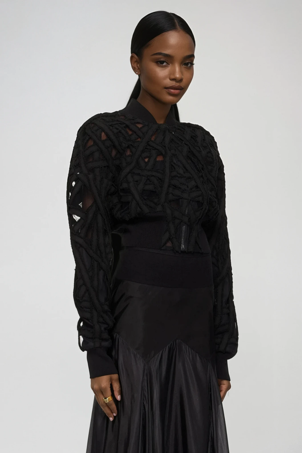 Clarette Deconstruct Cutout Jacket