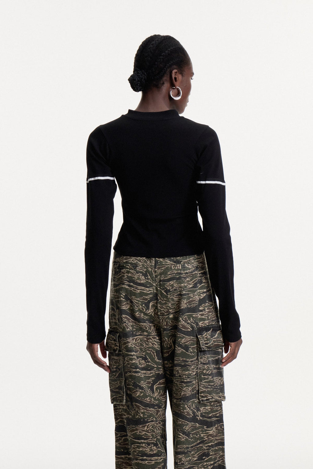 Clark Print Long Sleeve Top