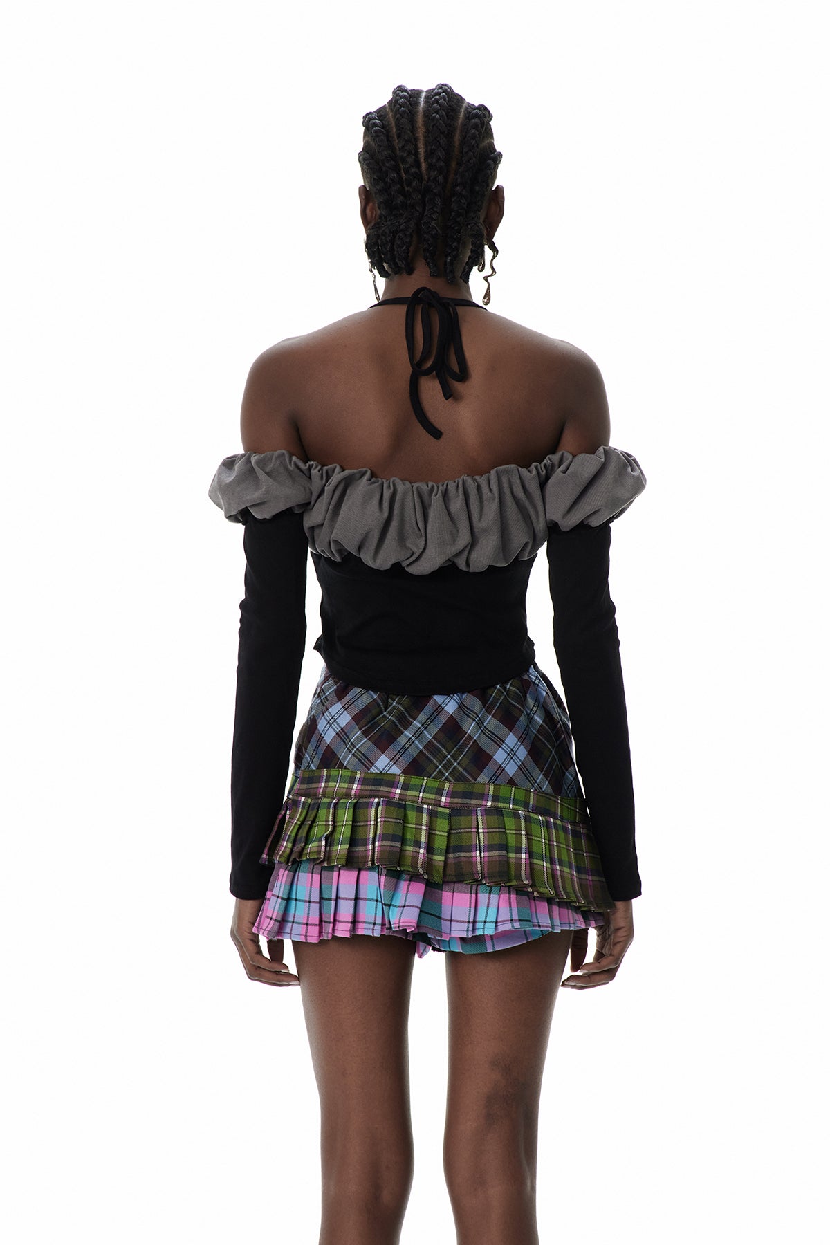 Claude Off Shoulder Top In Black