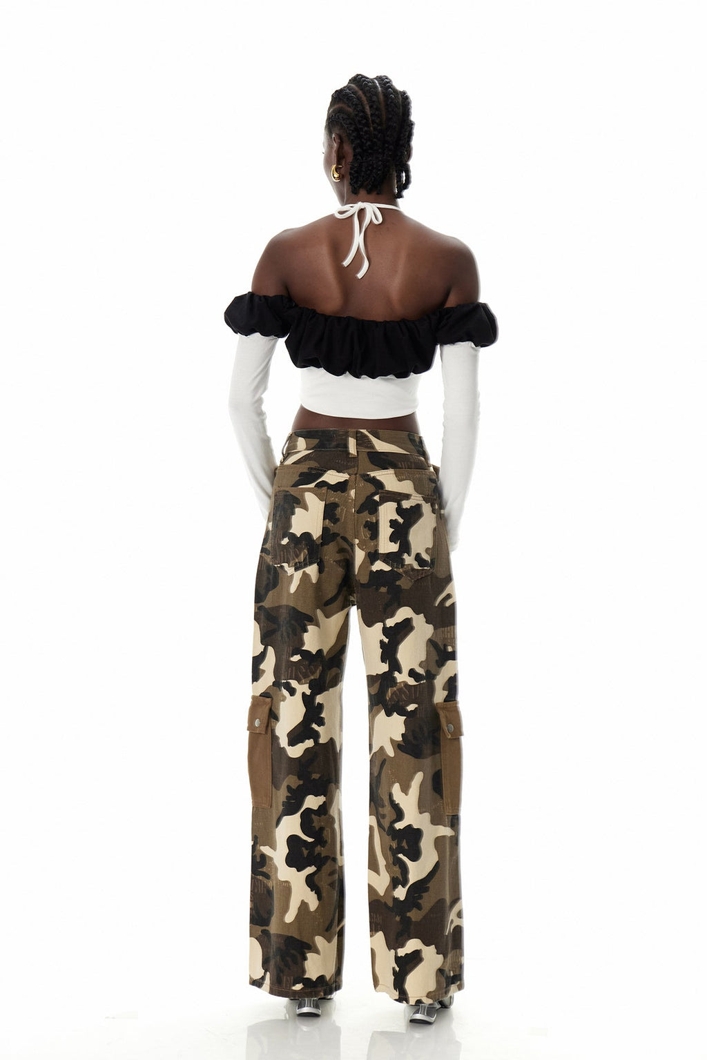 Claude Off Shoulder Top In White