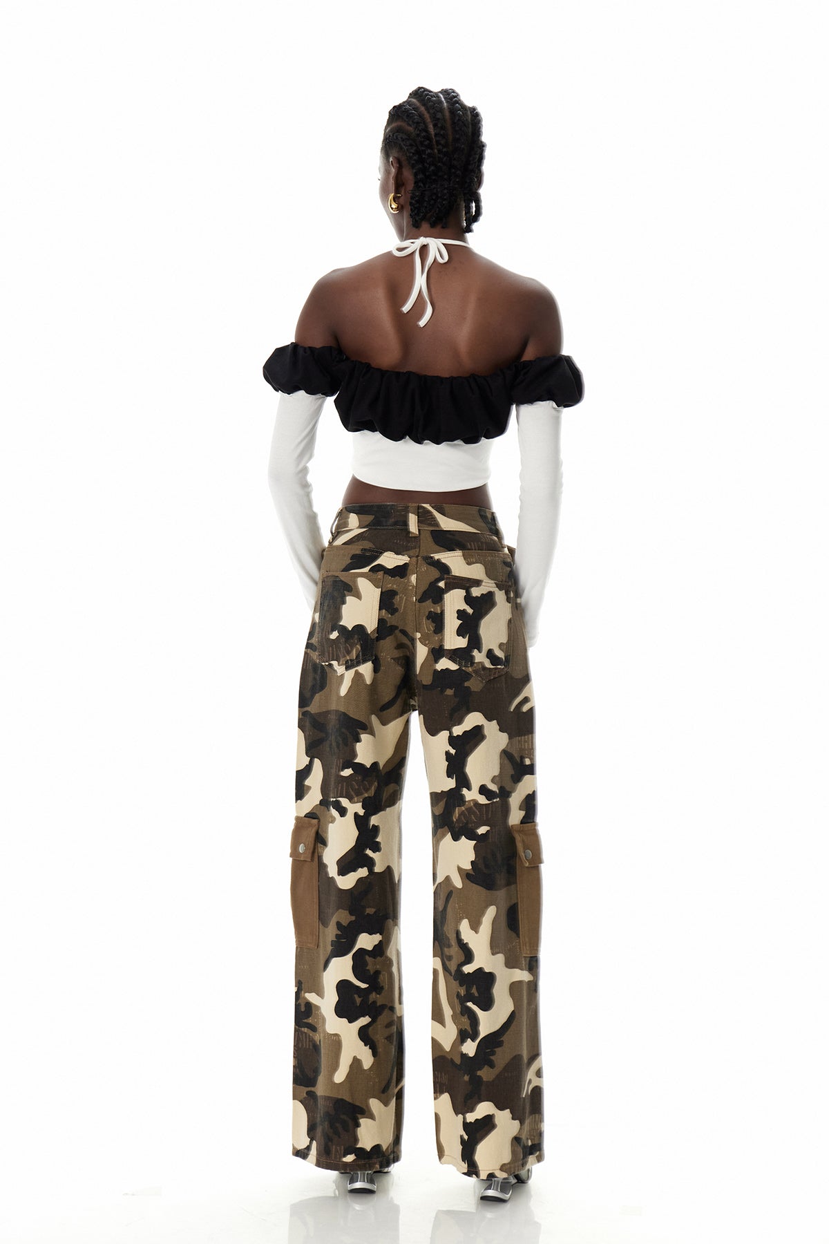 Claude Off Shoulder Top In White