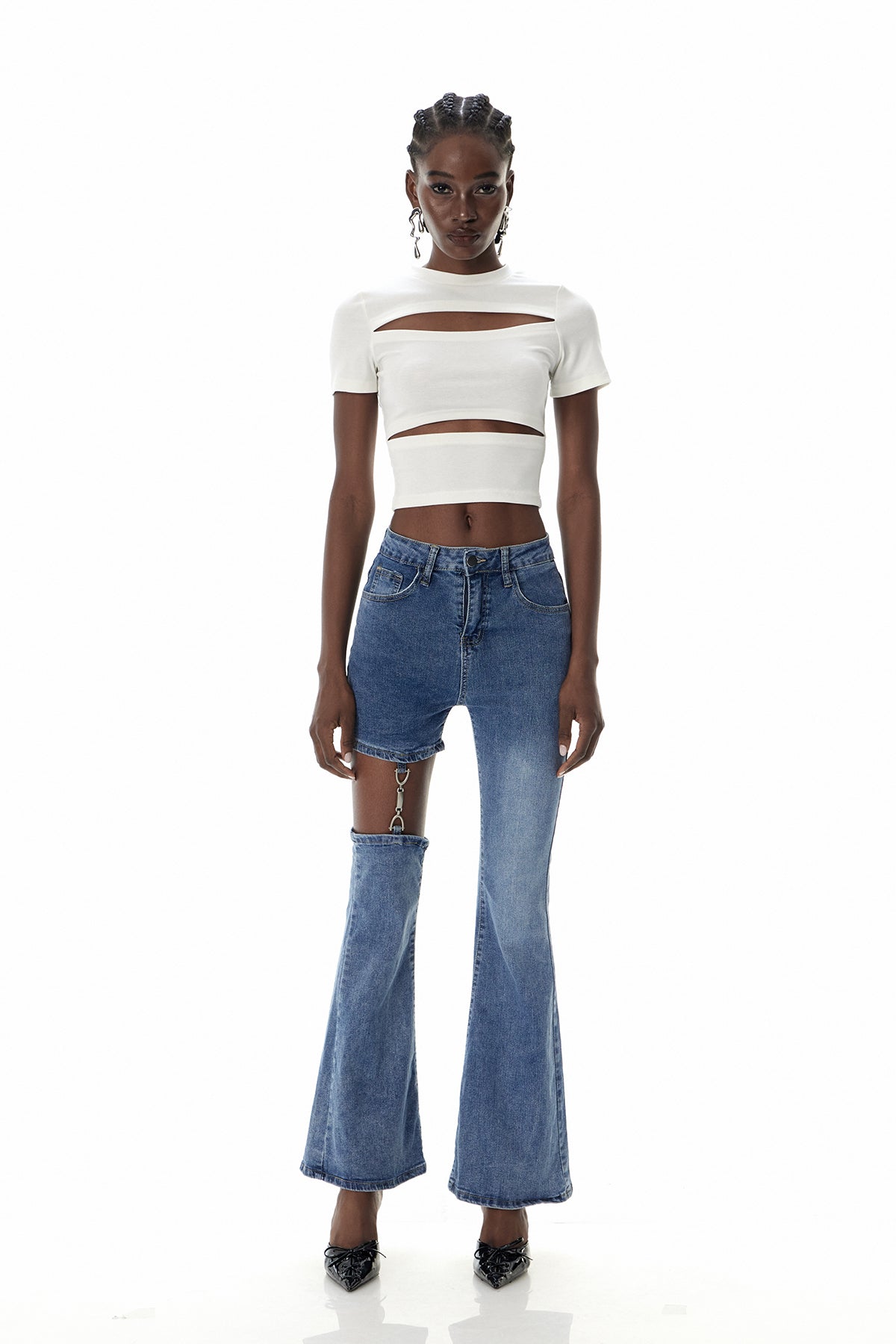 Claudette Asymmetric Jeans