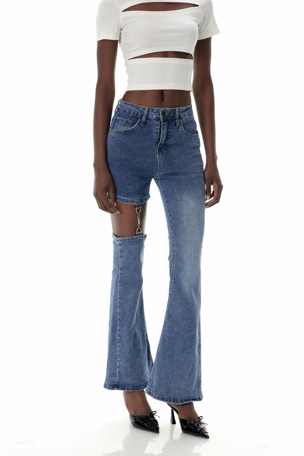 Claudette Asymmetric Jeans