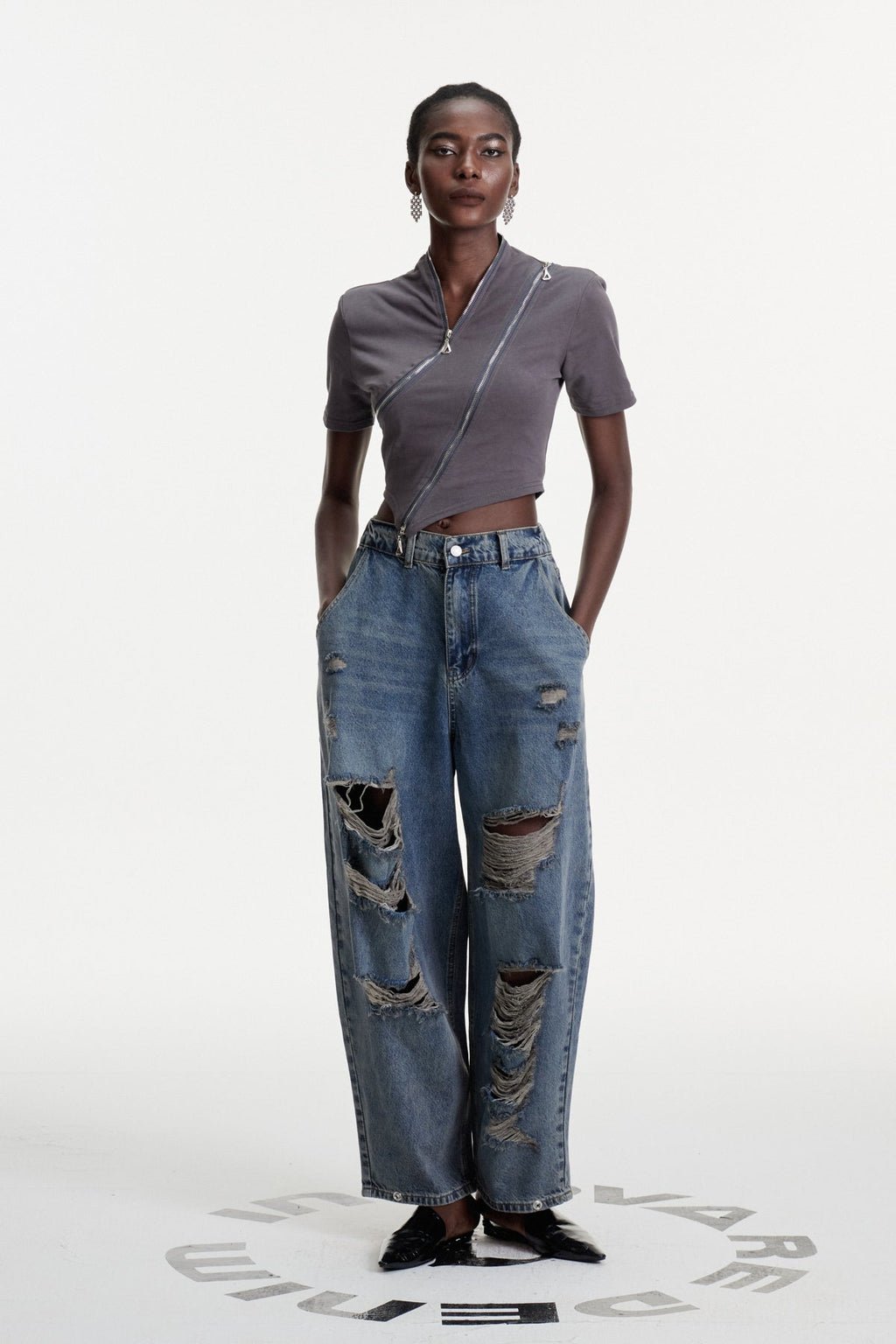 Colten Ripped Cutout Jeans