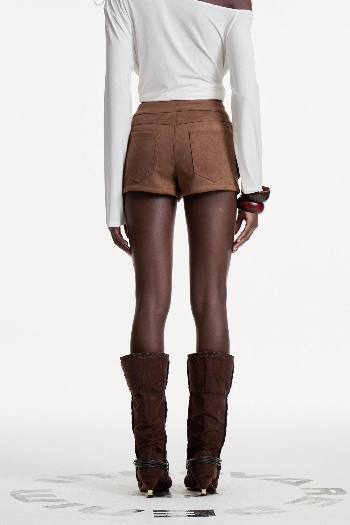 Colton Lace Up Fringe Suede Pants