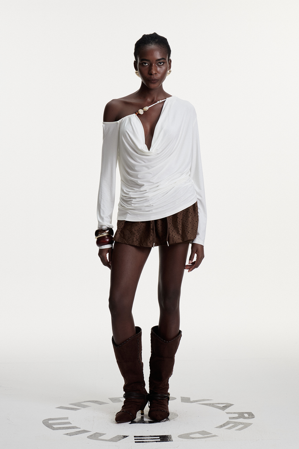 Colum Ruffle Mini Skirt