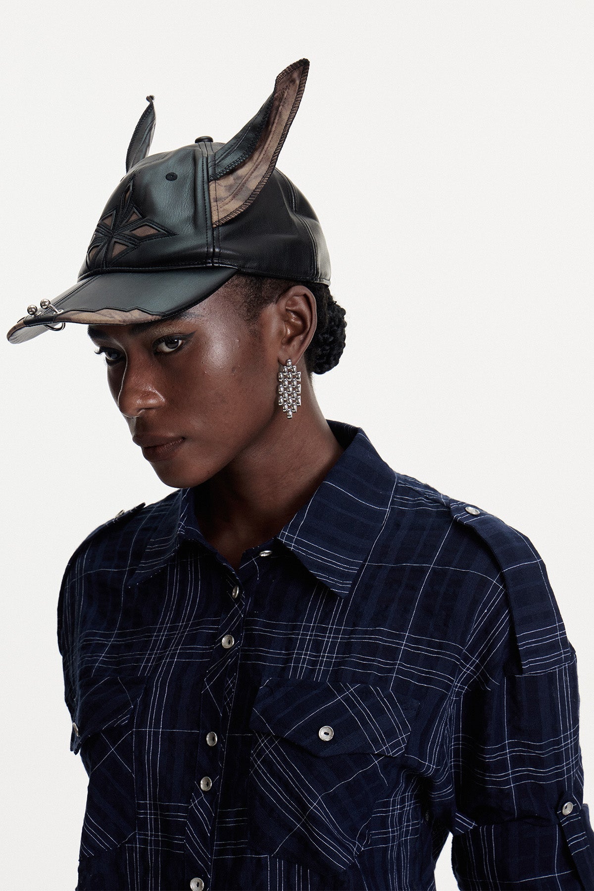 Columbanus Leather Cap