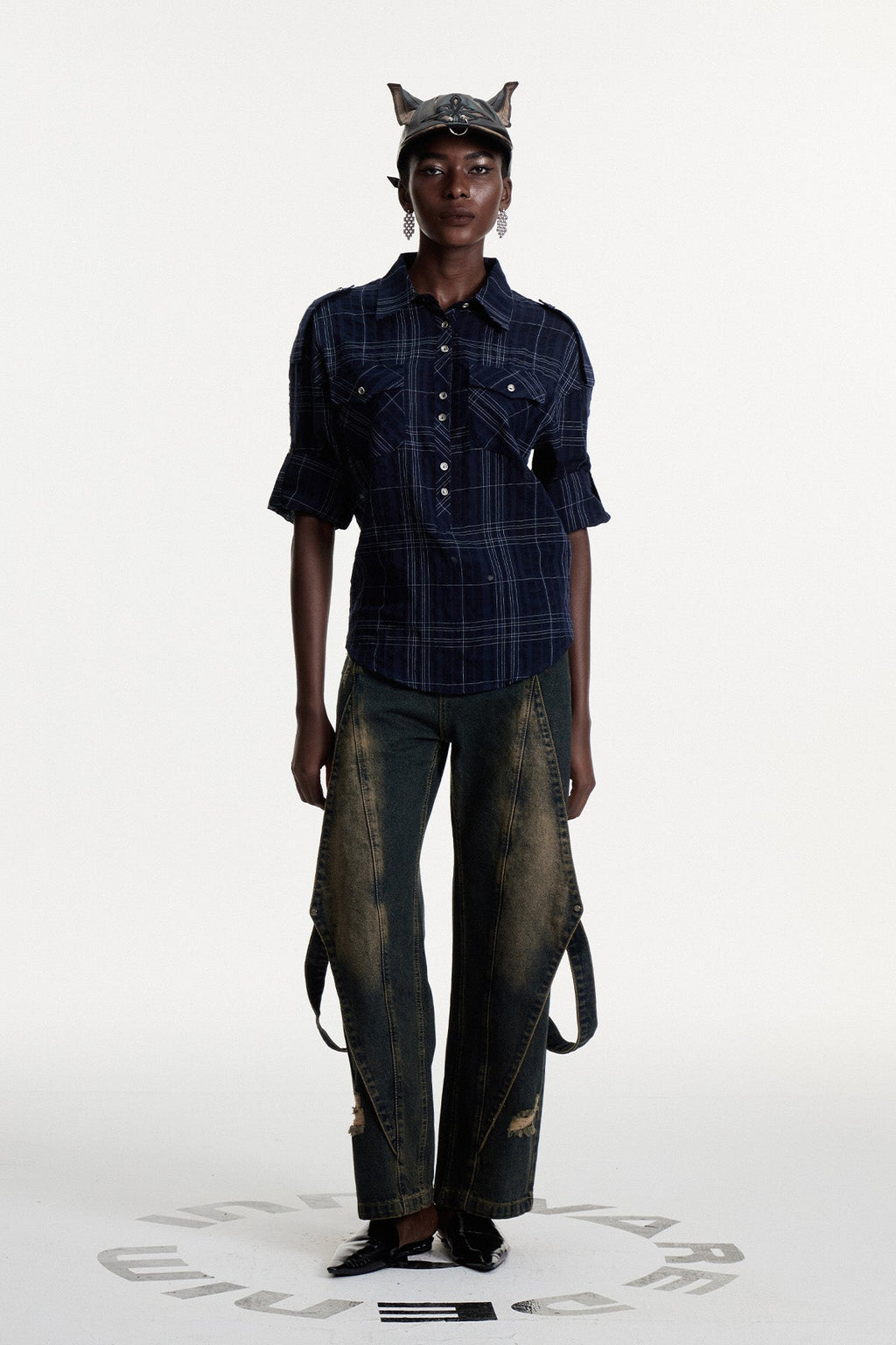 Columbanus Leather Cap