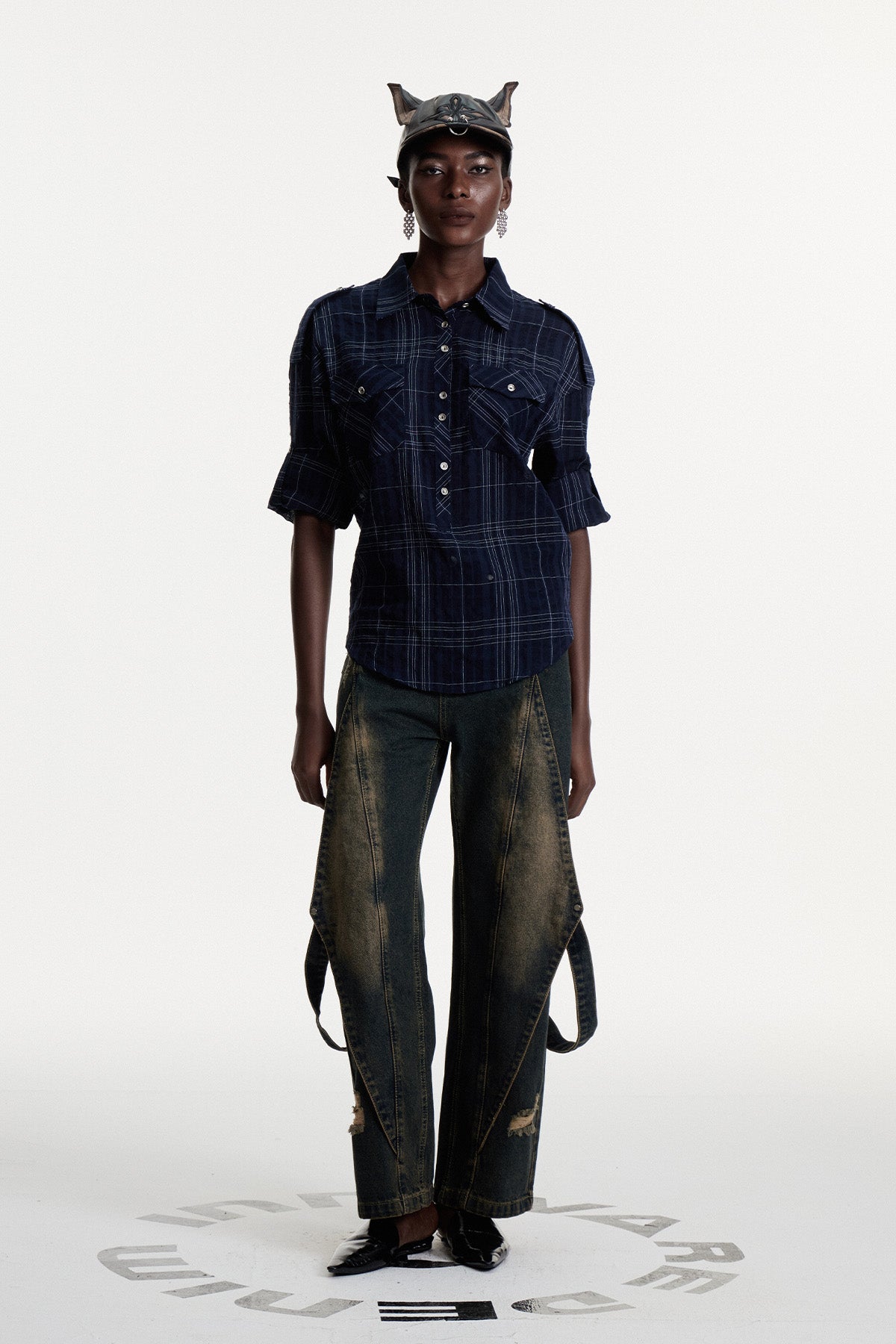 Columbanus Leather Cap