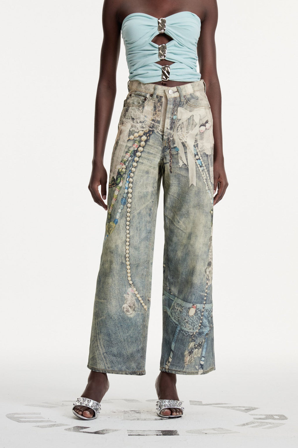 Columbus Print Jeans