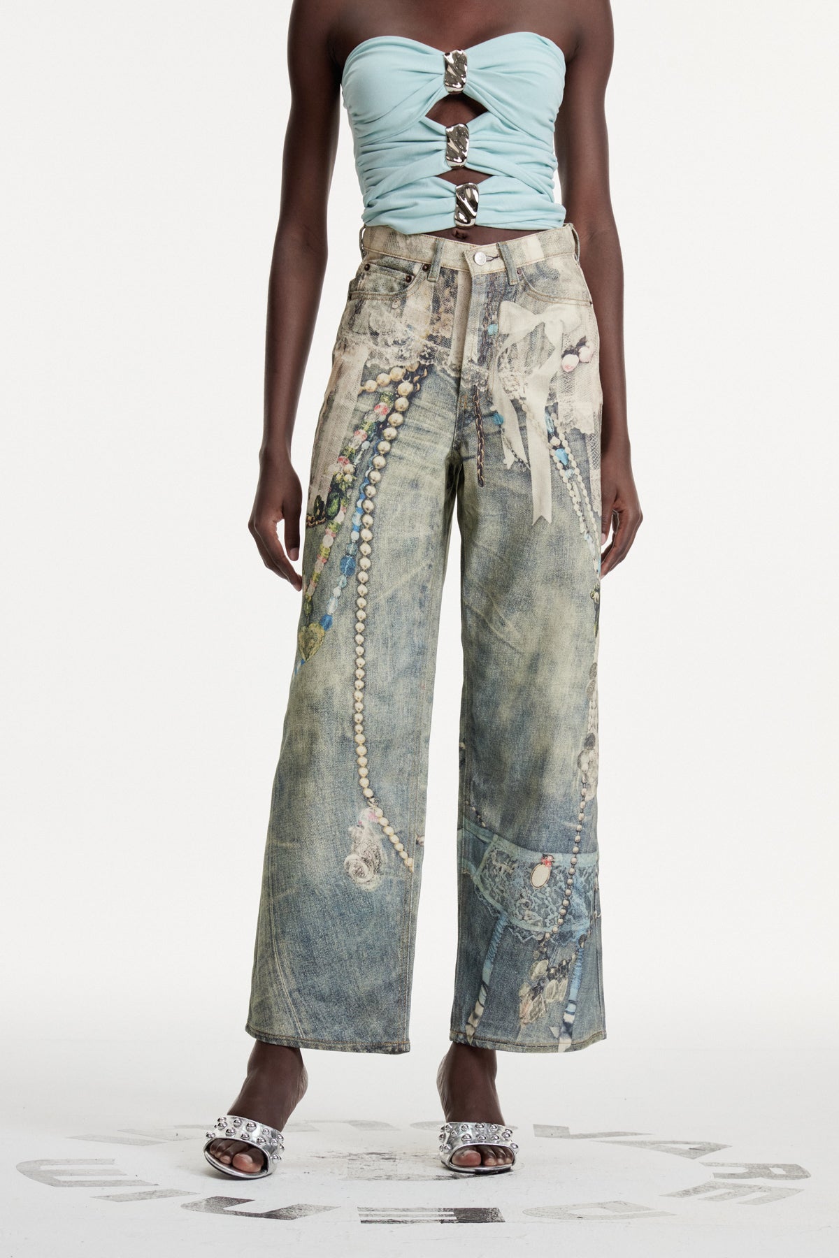 Columbus Print Jeans